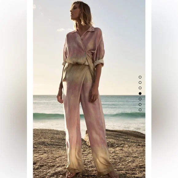 Zara Ombre Pant and Shirt Set - Picture 2 of 16